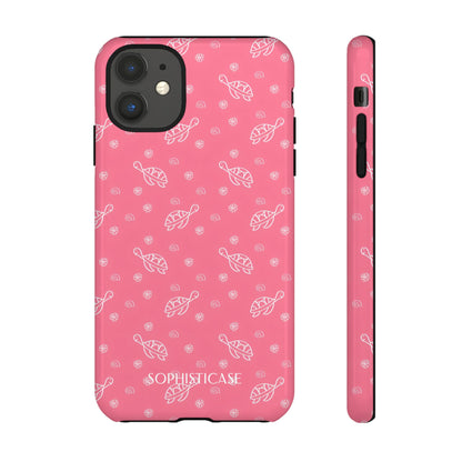 Turtle Island in Pink - Protective iPhone Case