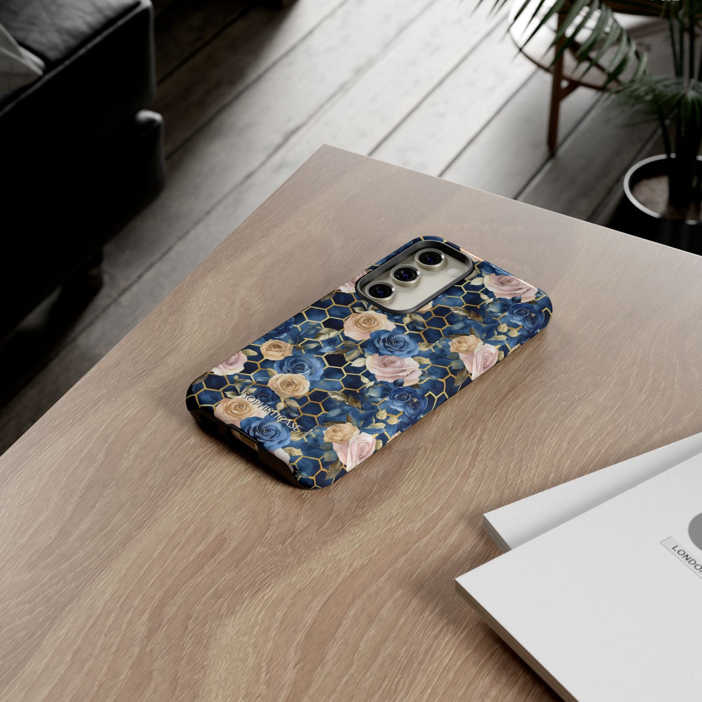 Royal Floral in Midnight Rose - Tough Phone Case