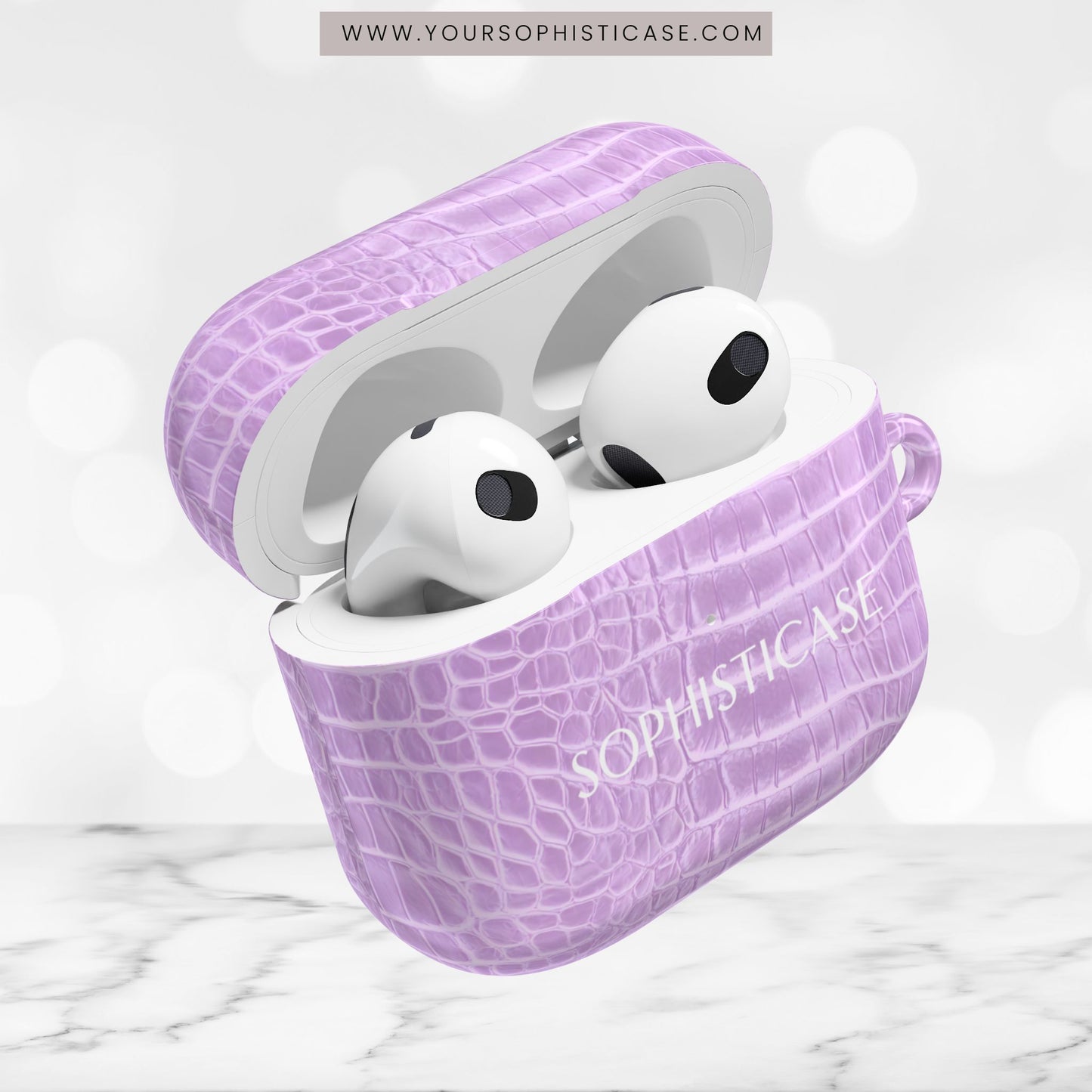 AirPod Cases - Luxe Leather in Purple