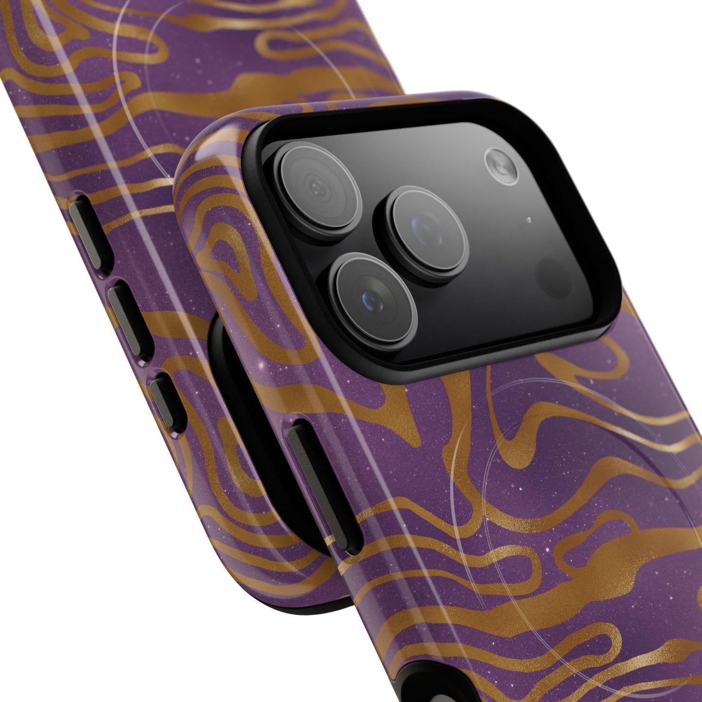 Cosmic Gold in Purple - iPhone Magsafe Case