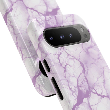 Marble Opulence in Purple - Tough Phone Case
