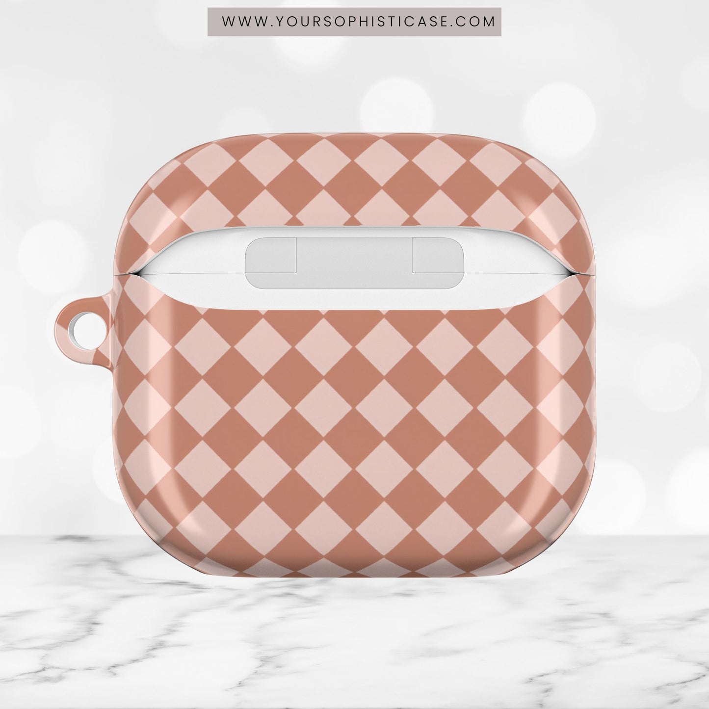 AirPod Cases - Diamond Diva in Neutral Brown