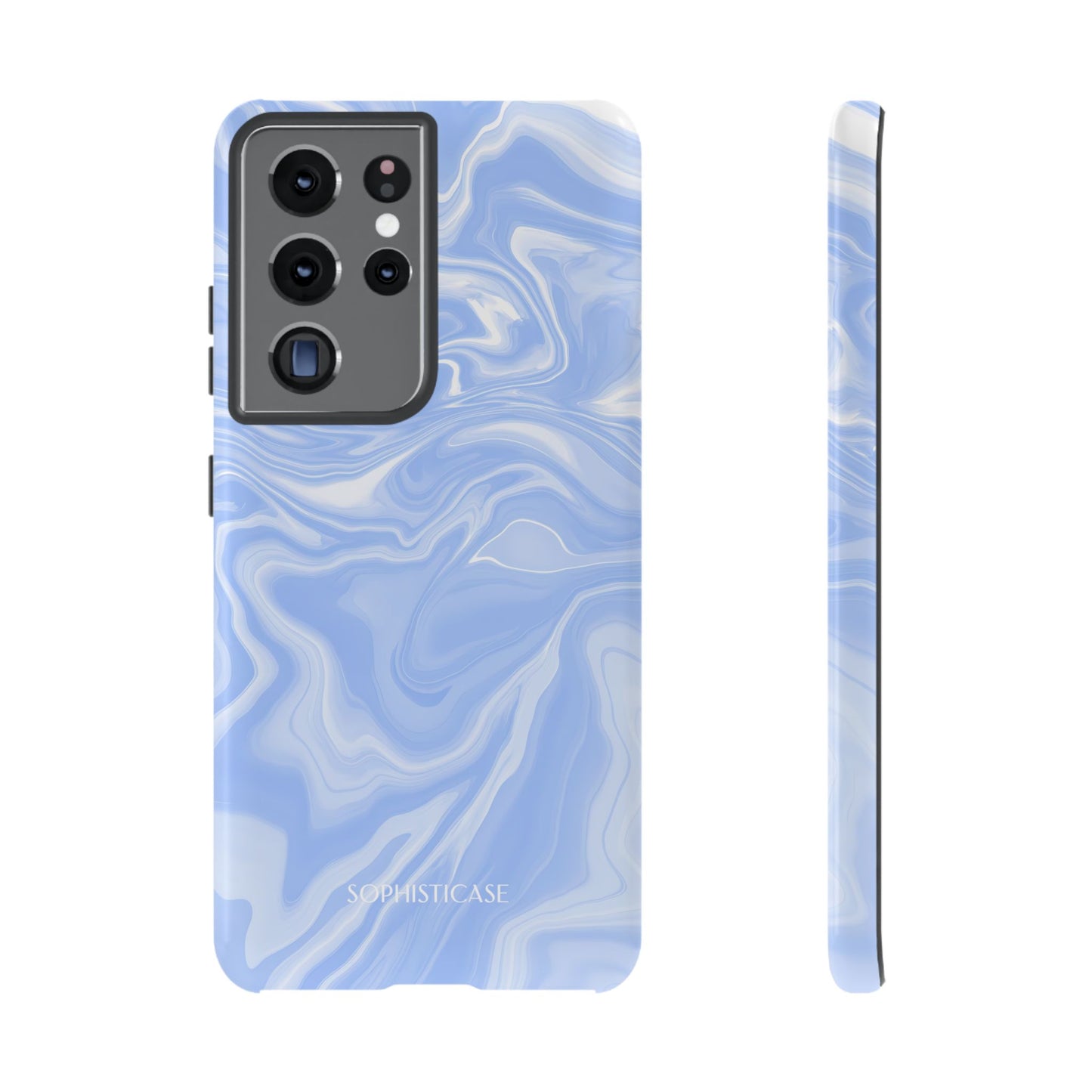 Liquid Dreams in Smoke Blue - Tough Phone Case