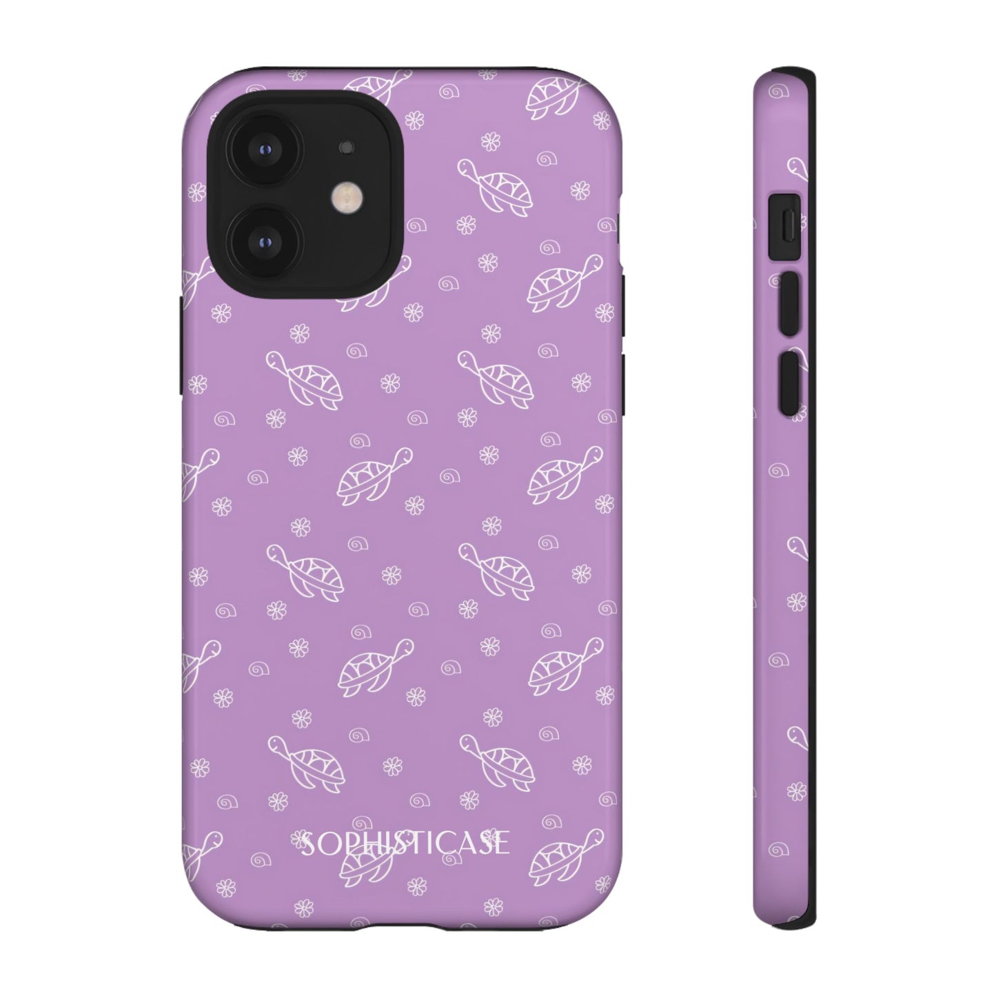 Turtle Island in Purple - Drop Proof iPhone Case