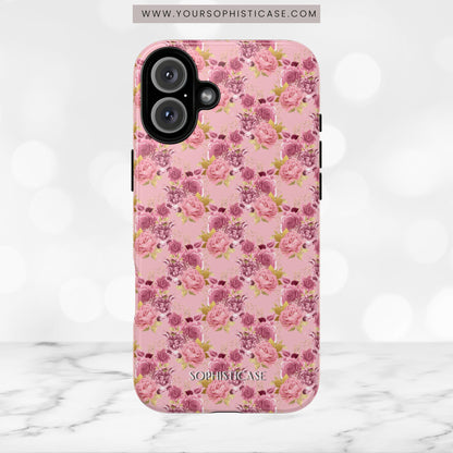 Rose Diamond Romance in Amelie - Tough Phone Case