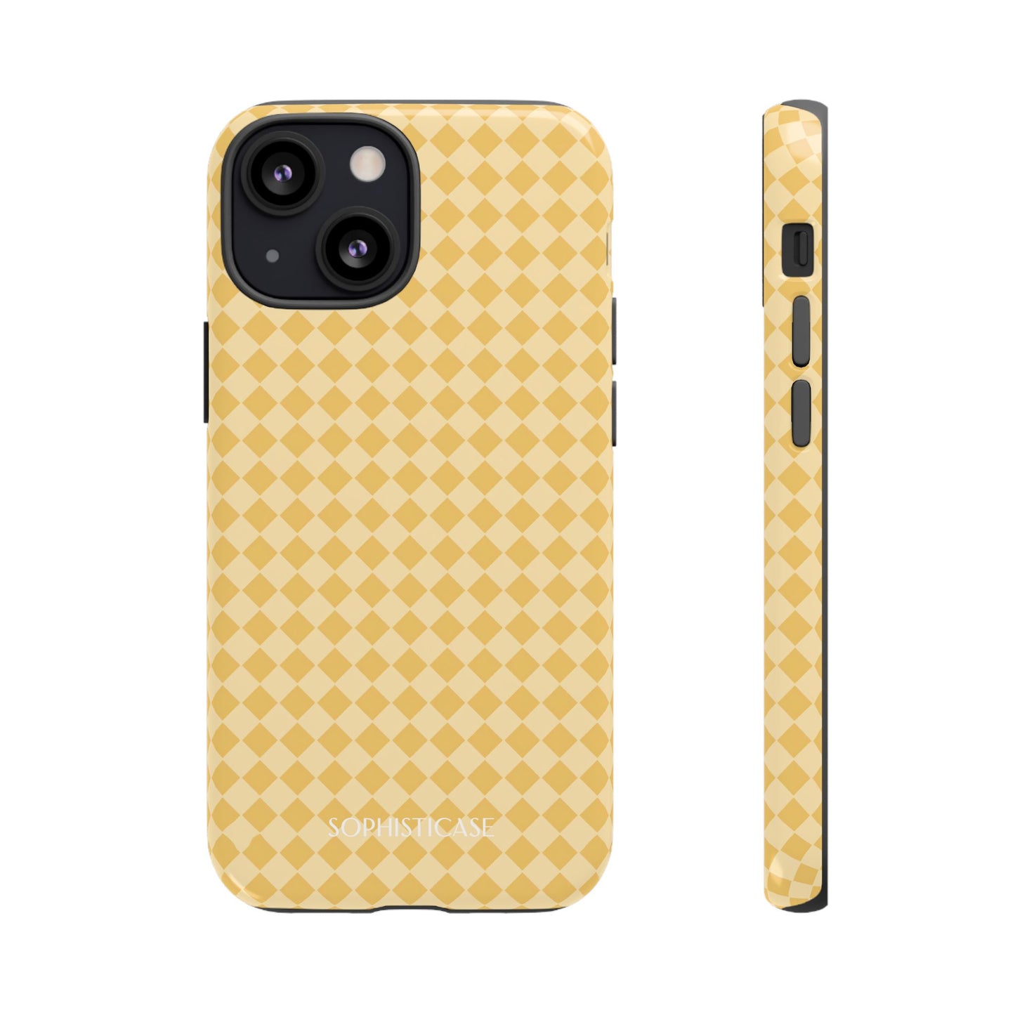 Diamond Diva in Mustard - iPhone Case, Samsung Galaxy Case, Google Pixel Case