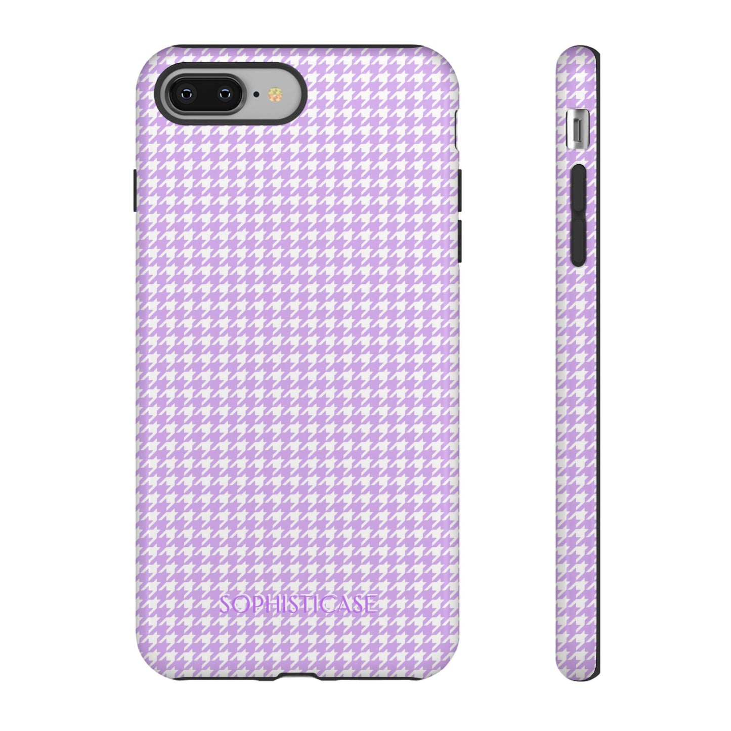 Tough Case - Houndstooth in Pastel Purple