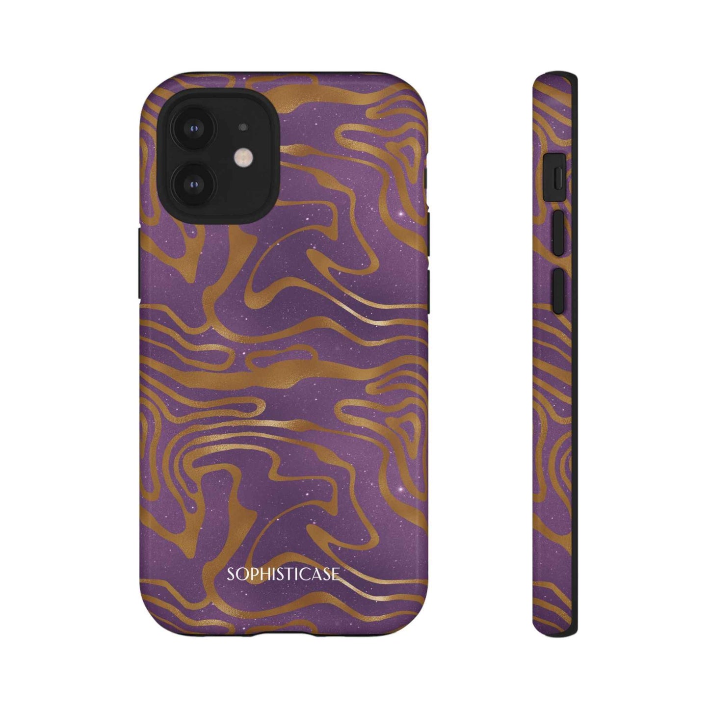 Cosmic Zebra in Purple - iPhone Case, Samsung Galaxy Case, Google Pixel Case