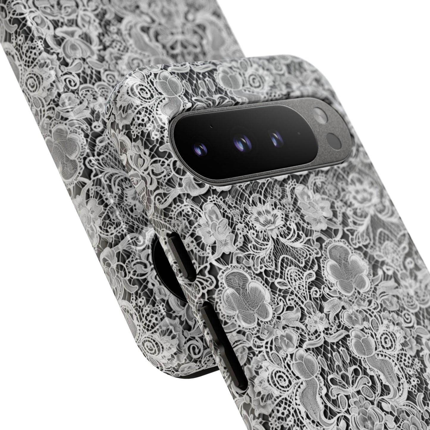 Luxe Lace in Black - iPhone Case, Samsung Galaxy Case, Google Pixel Case
