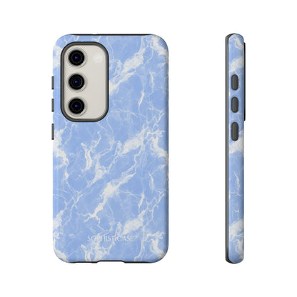 Marble Crush in Blue - Tough Phone Case