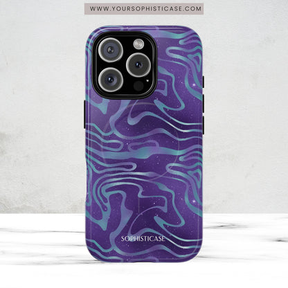 Cosmic Gold in Blue & Purple - iPhone Magsafe Case