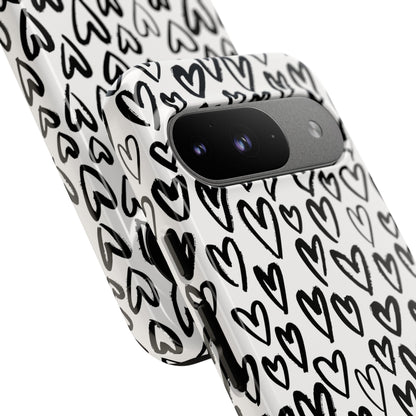 Dark Thoughts in Urban Heart - Tough Phone Case