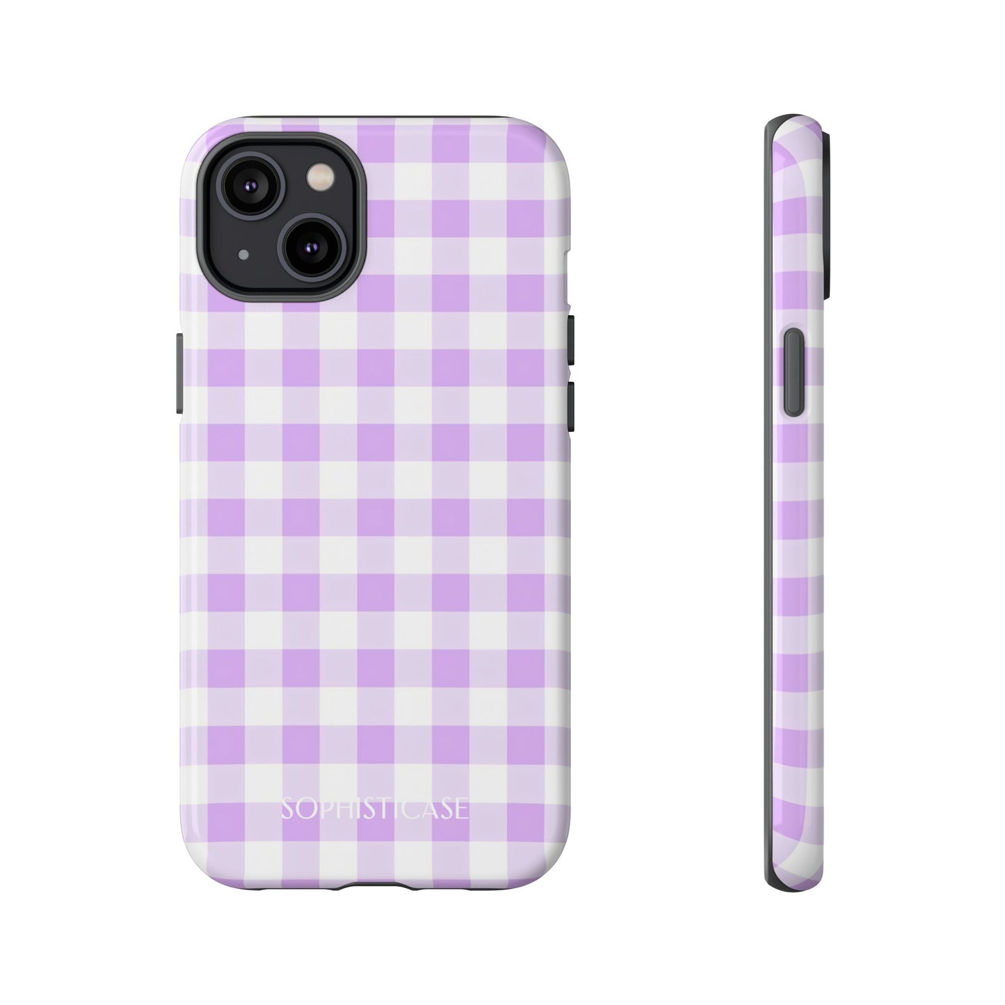 Tough Case - Gingham in Purple