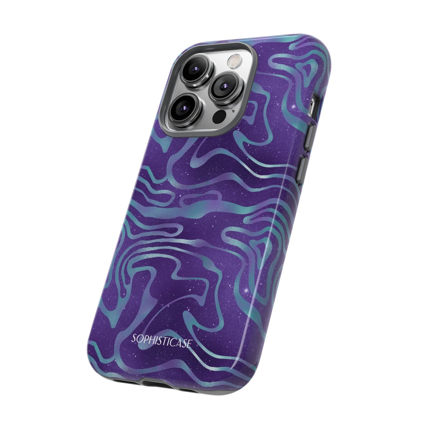 Cosmic Gold in Blue & Purple - iPhone Case, Samsung Galaxy Case, Google Pixel Case
