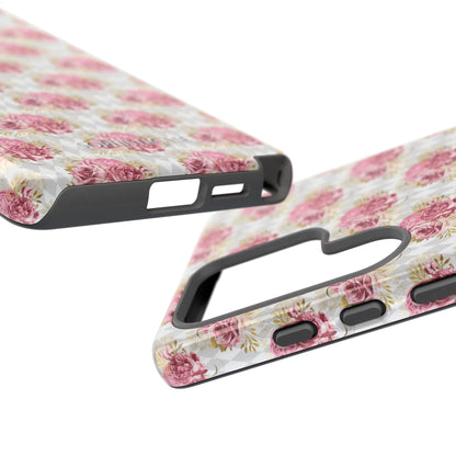 Rose Diamond Romance in Colette - Tough Phone Case