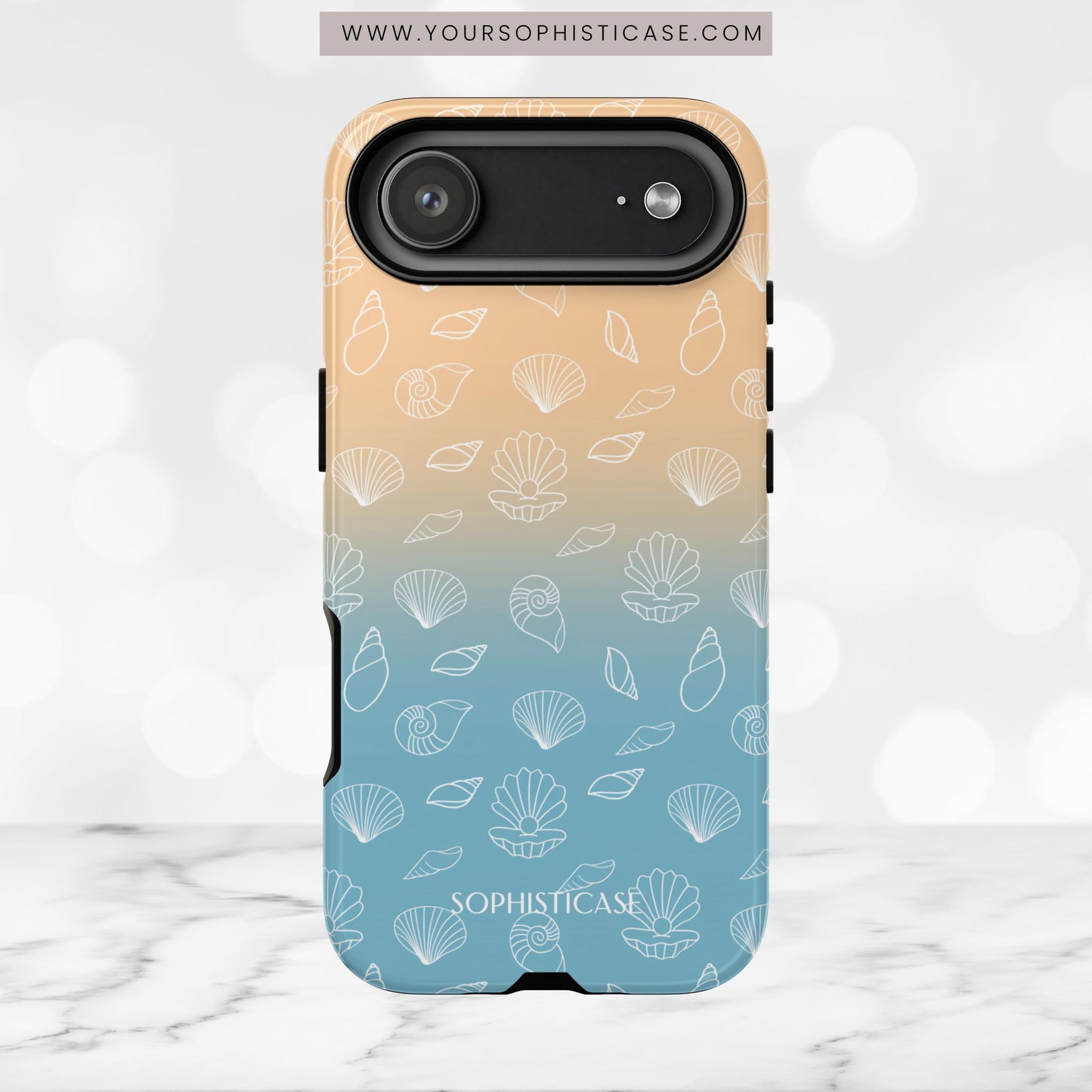 Seashell Society in Sandy Shore - iPhone Case, Samsung Galaxy Case, Google Pixel Case