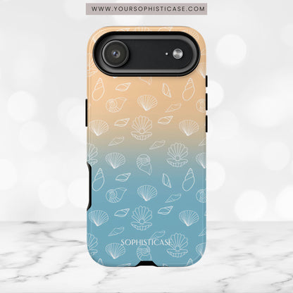 Seashell Society in Sandy Shore - iPhone Case, Samsung Galaxy Case, Google Pixel Case
