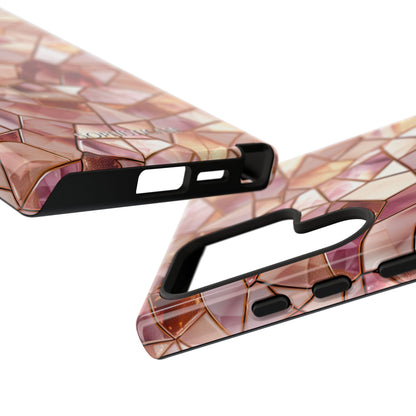 Rose' Runway in Champagne Mosaic - Tough Phone Case