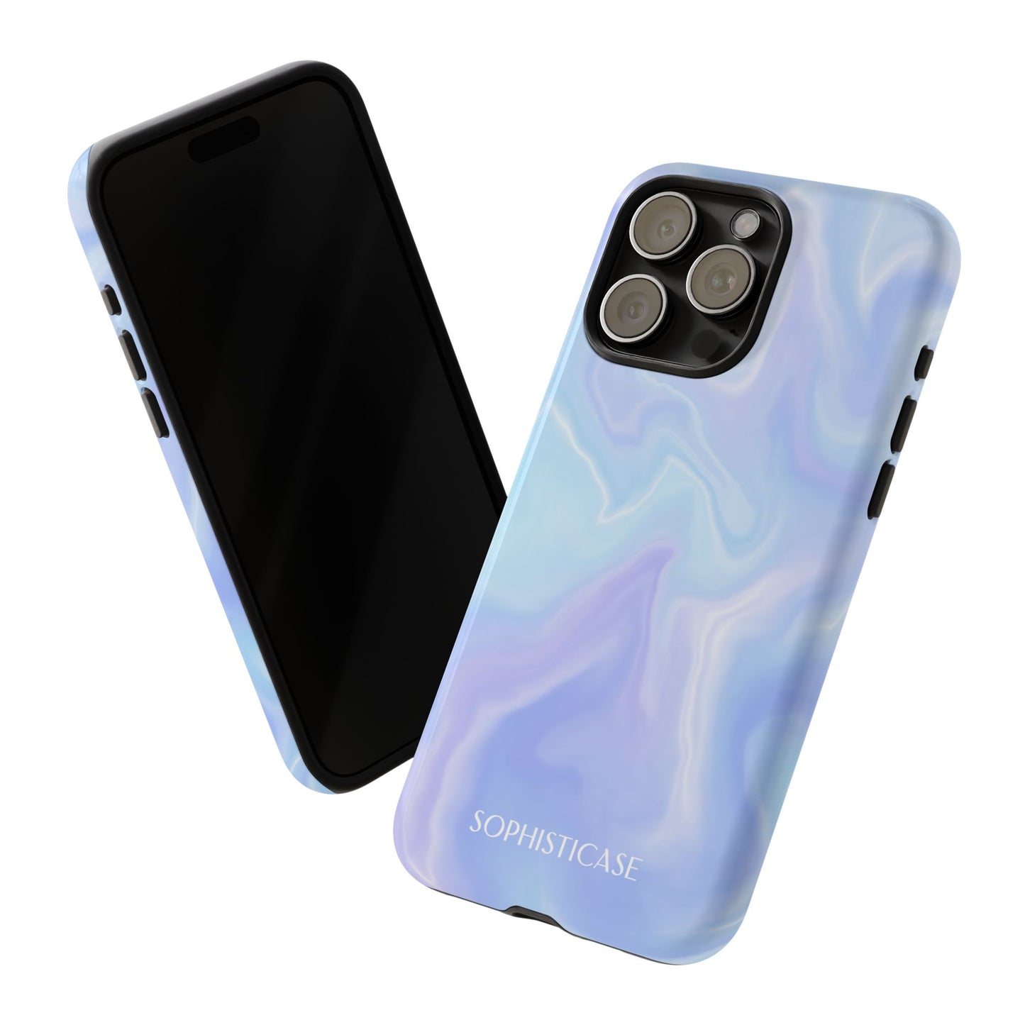 Liquid Magic in Blue Haze - iPhone Case
