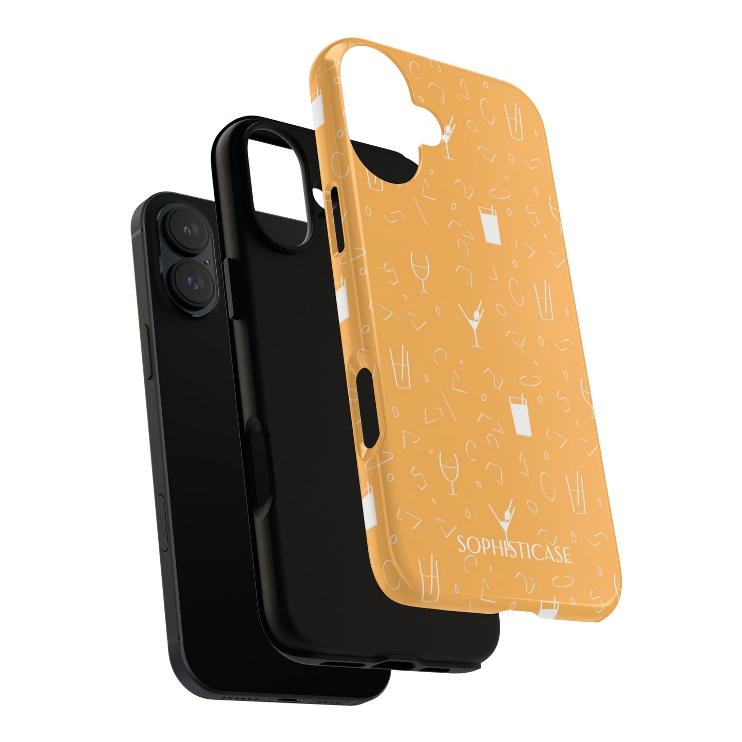 Cocktail Hour in Yellow - iPhone Case