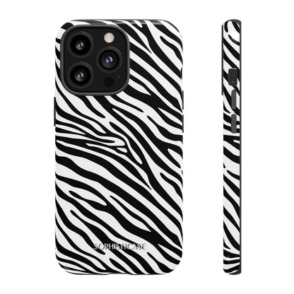 Dark Thoughts in Urban Zebra - Tough Phone Case