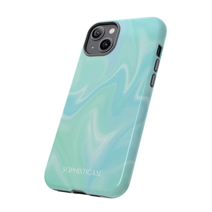 Liquid Magic in Green Haze - Drop Proof Phone Case for iPhone