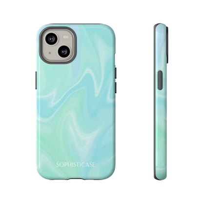 Liquid Magic in Green Haze - iPhone Case