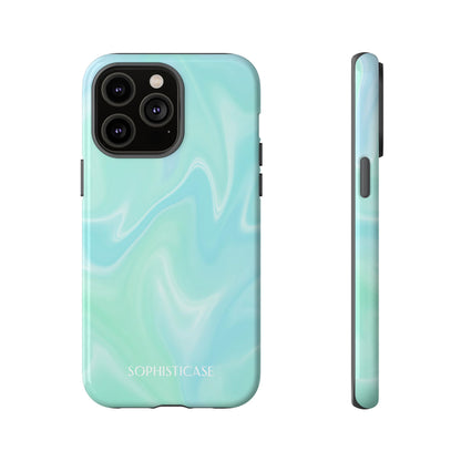 Liquid Magic in Green Haze - Drop Proof Phone Case for iPhone