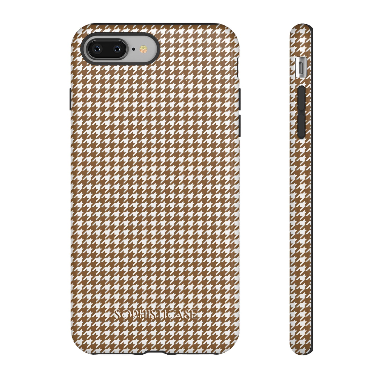 Tough Case - Houndstooth in Brown