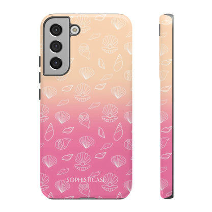 Seashell Society in Sandy Pink Sunset - iPhone Case, Samsung Galaxy Case, Google Pixel Case