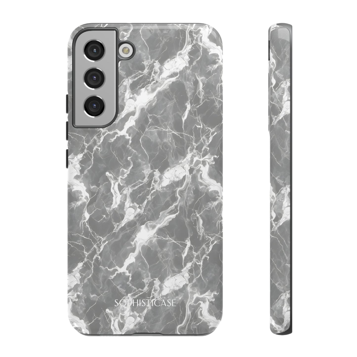 Marble Crush in Charcoal Grey - iPhone Case, Samsung Galaxy Case, Google Pixel Case