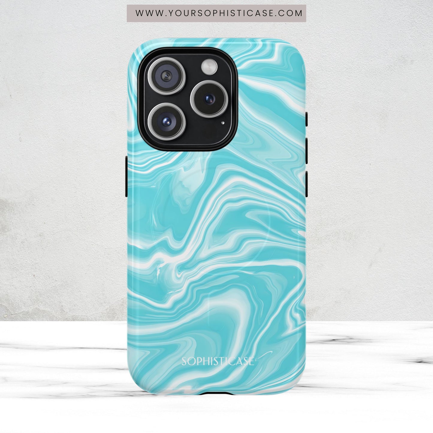 Liquid Dreams in Aqua - Magsafe Case