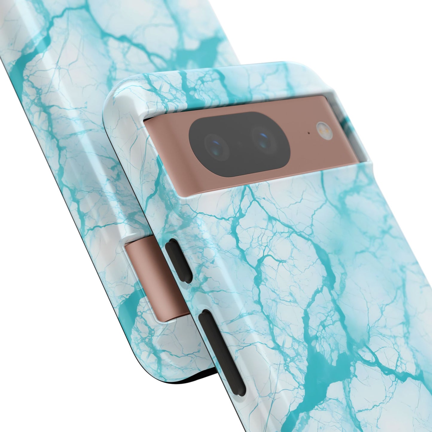 Marble Opulence in Aqua - Tough Phone Case