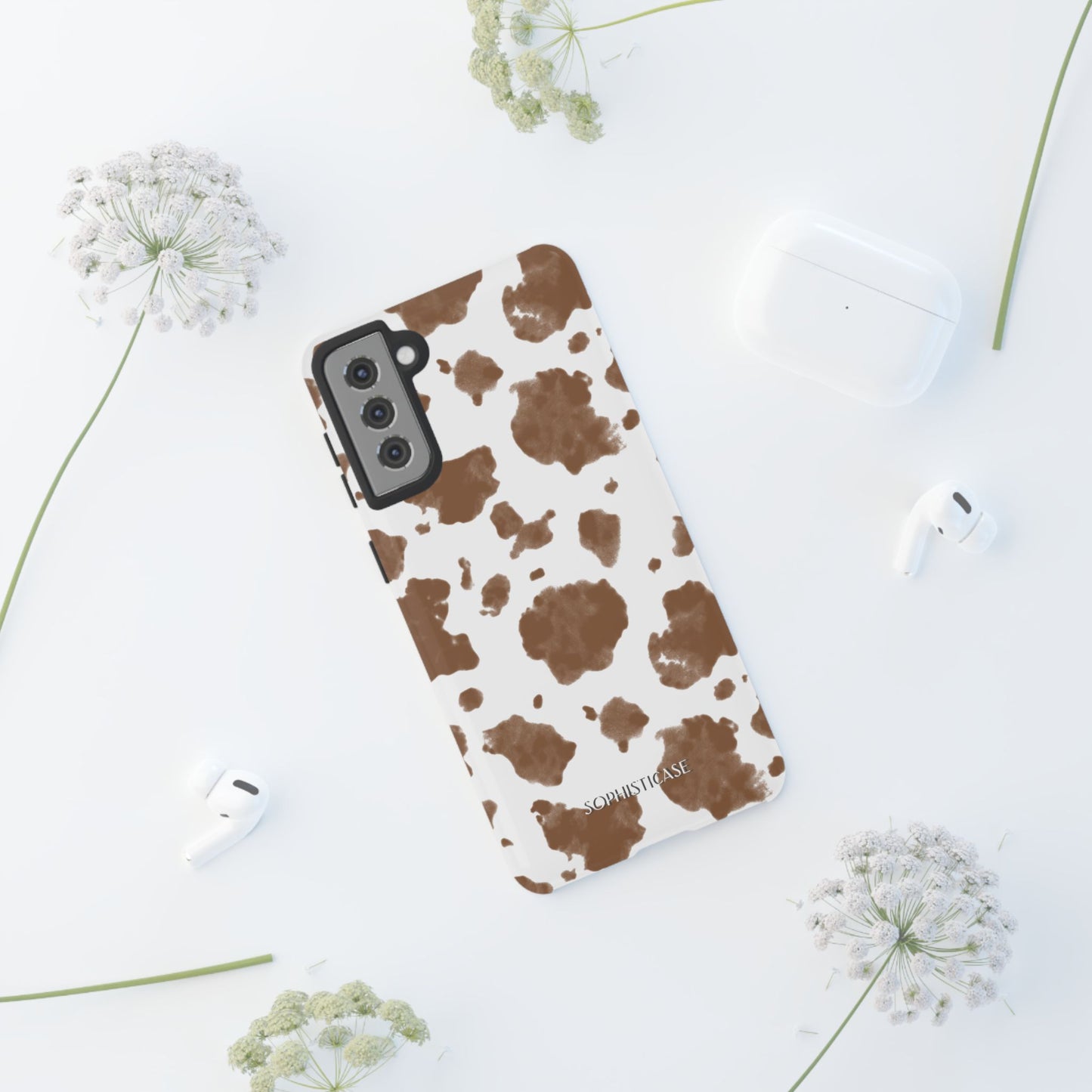 Holy Cow in Brown - iPhone Case, Samsung Galaxy Case, Google Pixel Case