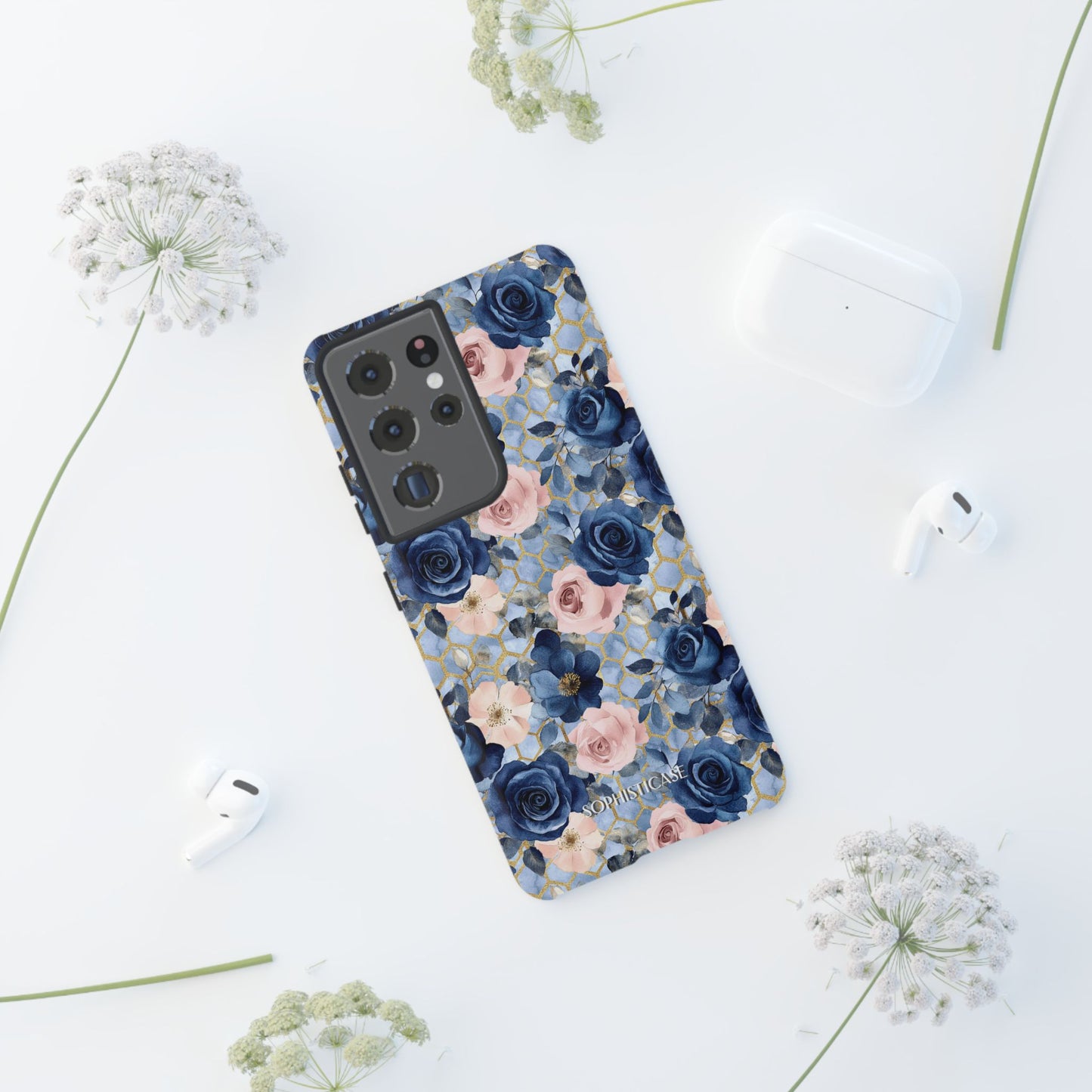 Royal Floral in Gilded Sky - Tough Phone Case