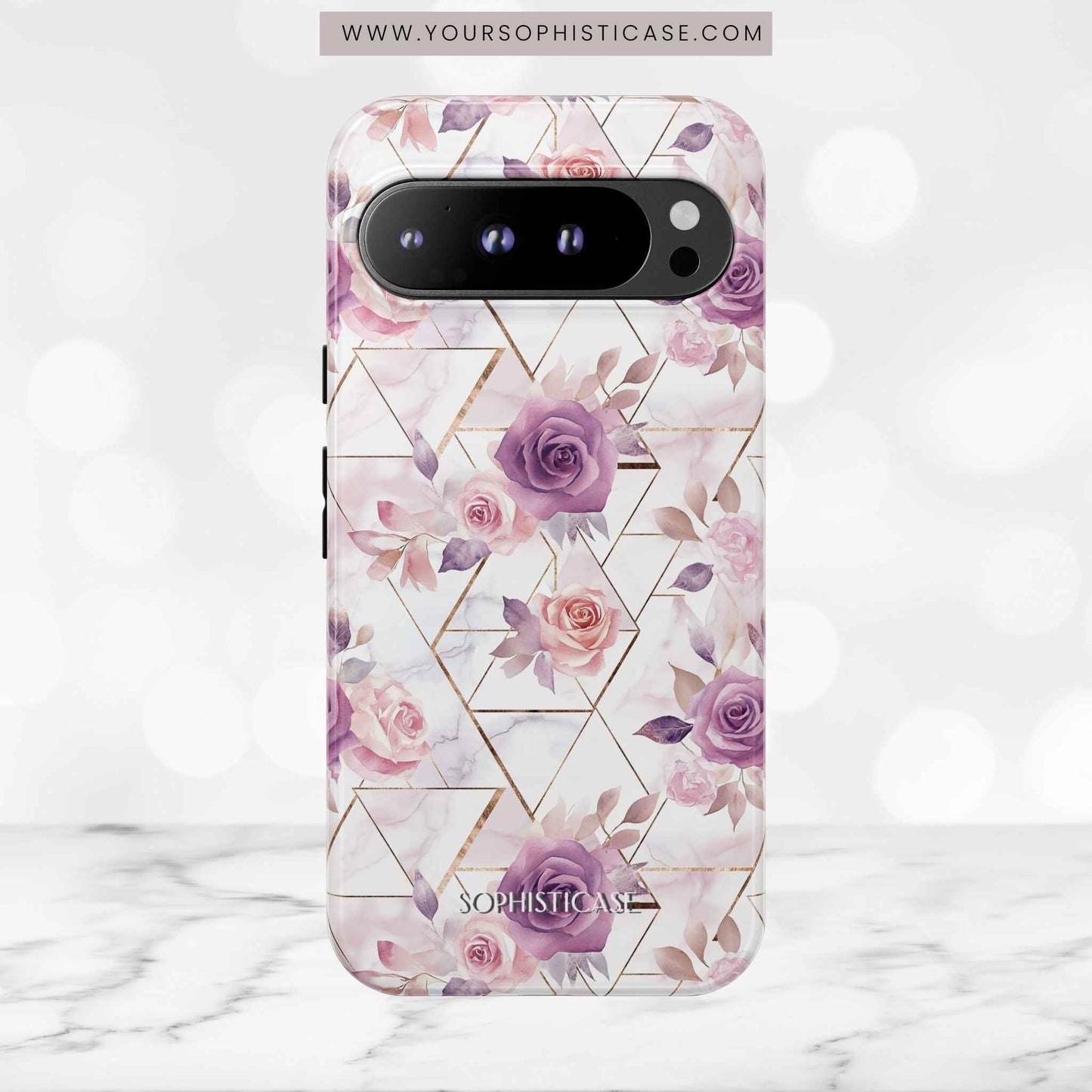 Royal Floral in Rose Royale - Tough Phone Case