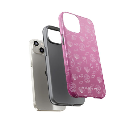 Seashell Society in Purple - iPhone Case, Samsung Galaxy Case, Google Pixel Case