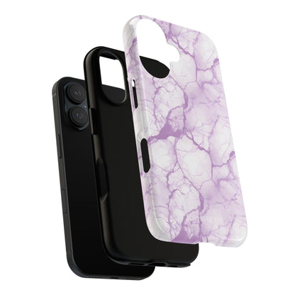 Marble Opulence in Purple - iPhone Case