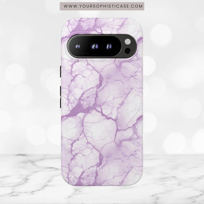 Marble Opulence in Purple - Tough Phone Case