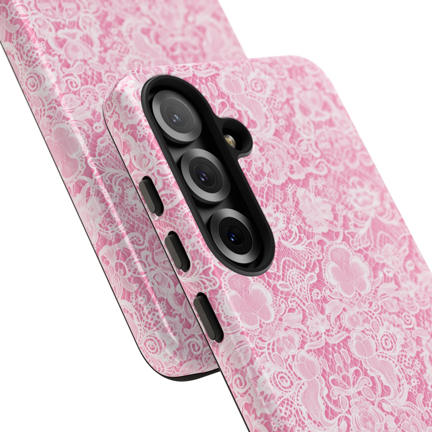 Luxe Lace in Pink - iPhone Case, Samsung Galaxy Case, Google Pixel Case