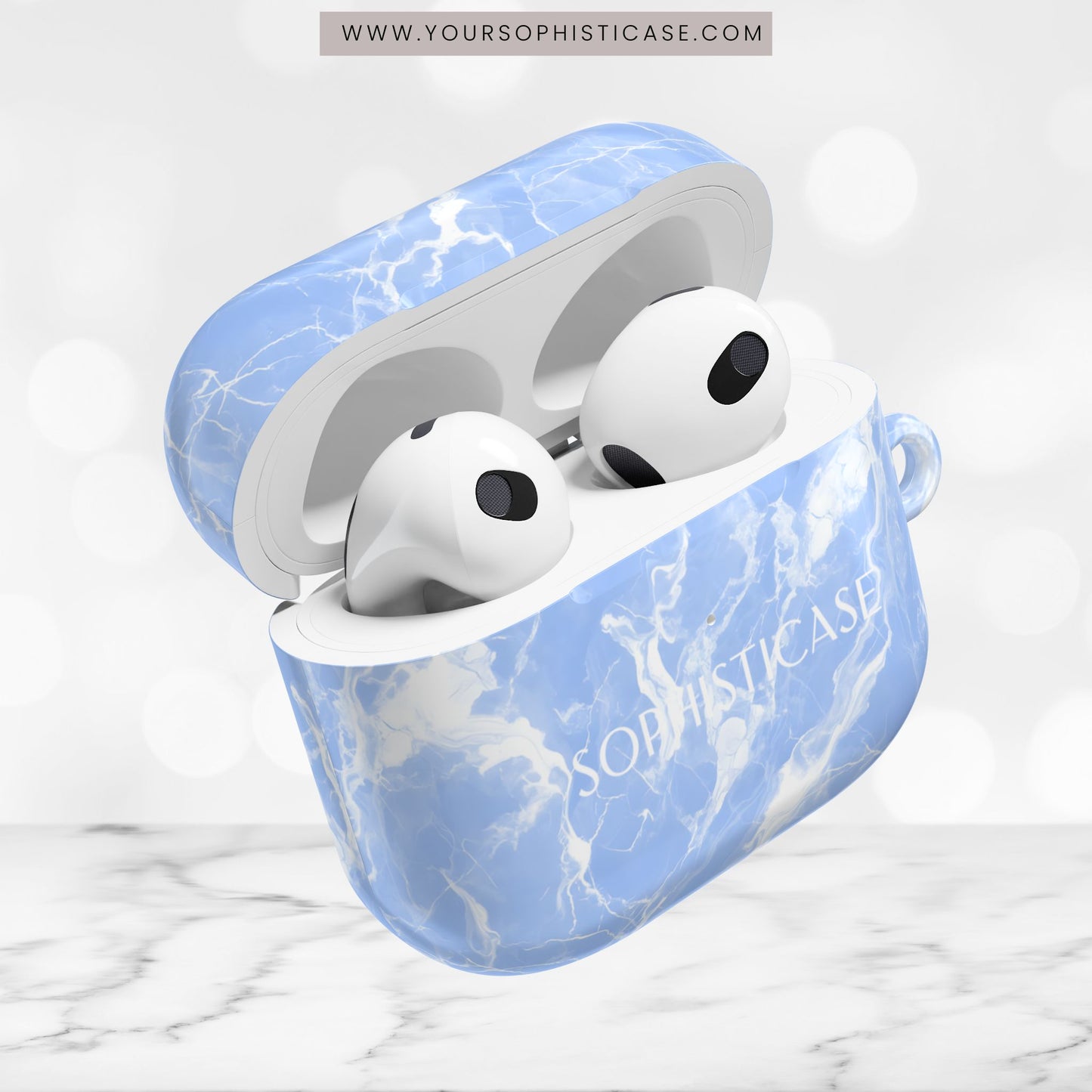 AirPod Cases - Marble Crush in Blue