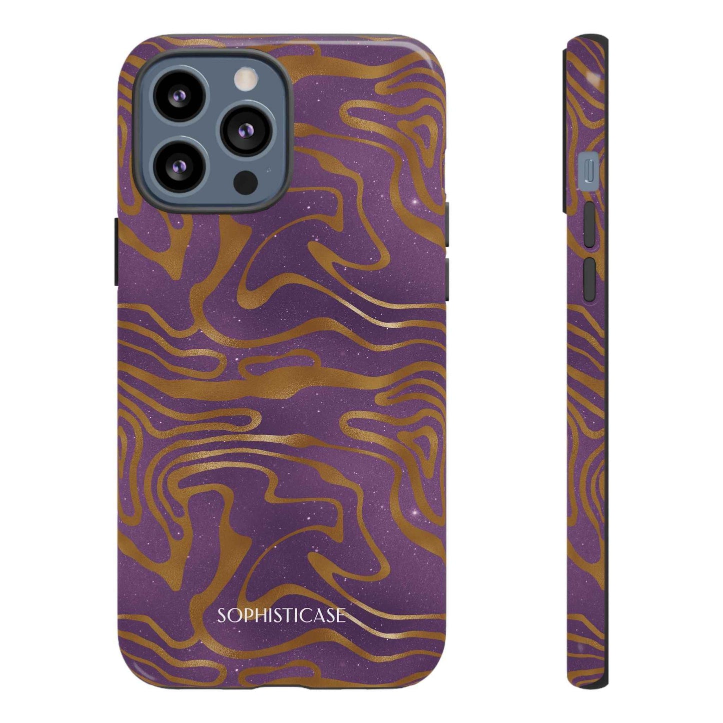 Cosmic Zebra in Purple - iPhone Case, Samsung Galaxy Case, Google Pixel Case
