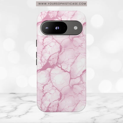 Marble Opulence in Pink - Tough Phone Case