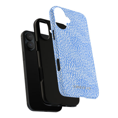 Oh Deer! in Blue - Protective Phone Case for iPhone