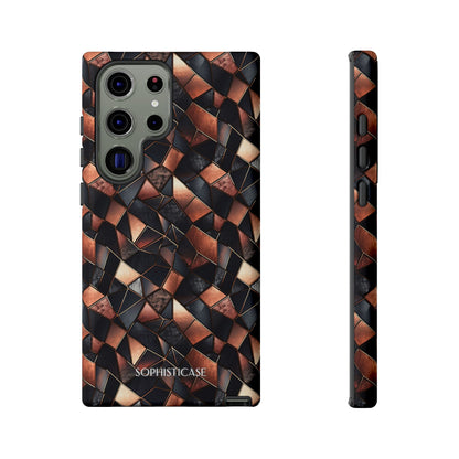 Rose' Runway in Noir Mosaic - Tough Phone Case
