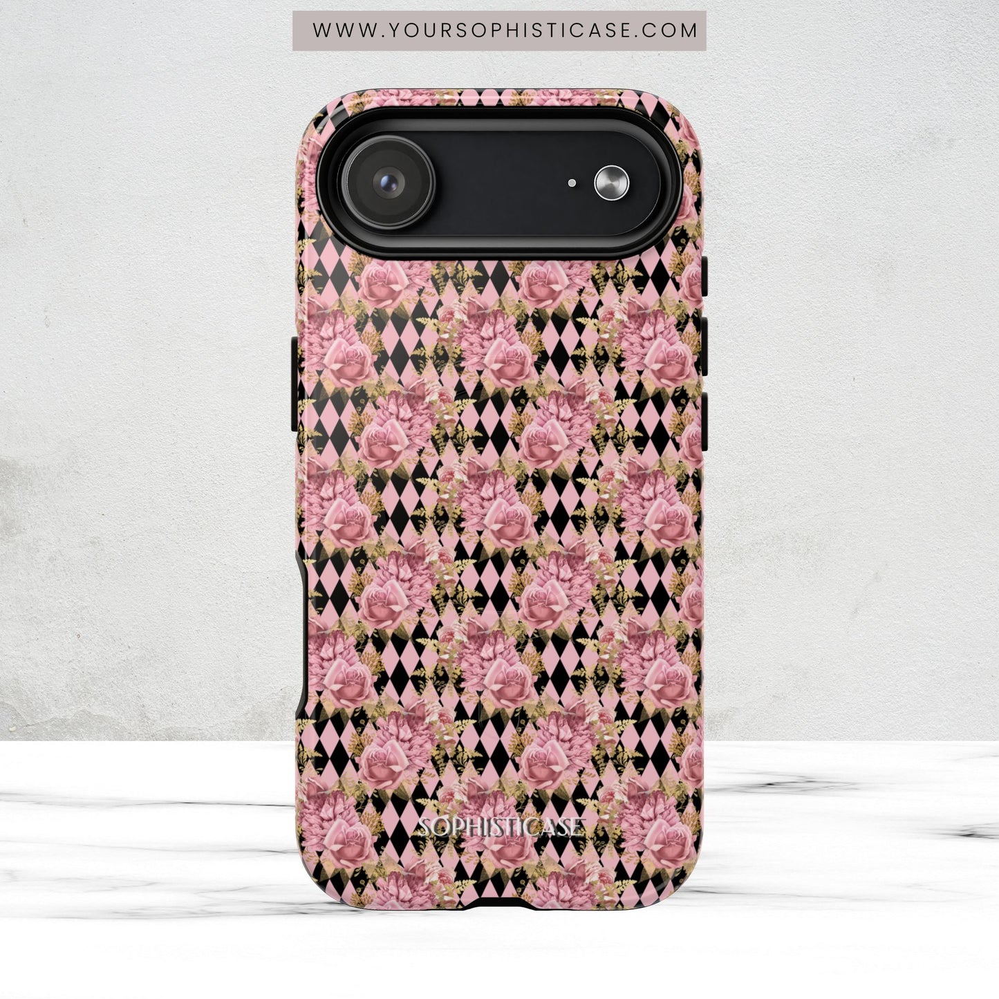 Rose Diamond Romance in Valentina - Magsafe Case