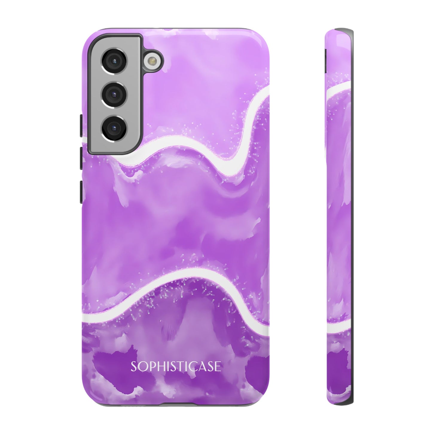 Serenity in Deep Purple - Protective Phone Case for Samsung Galaxy