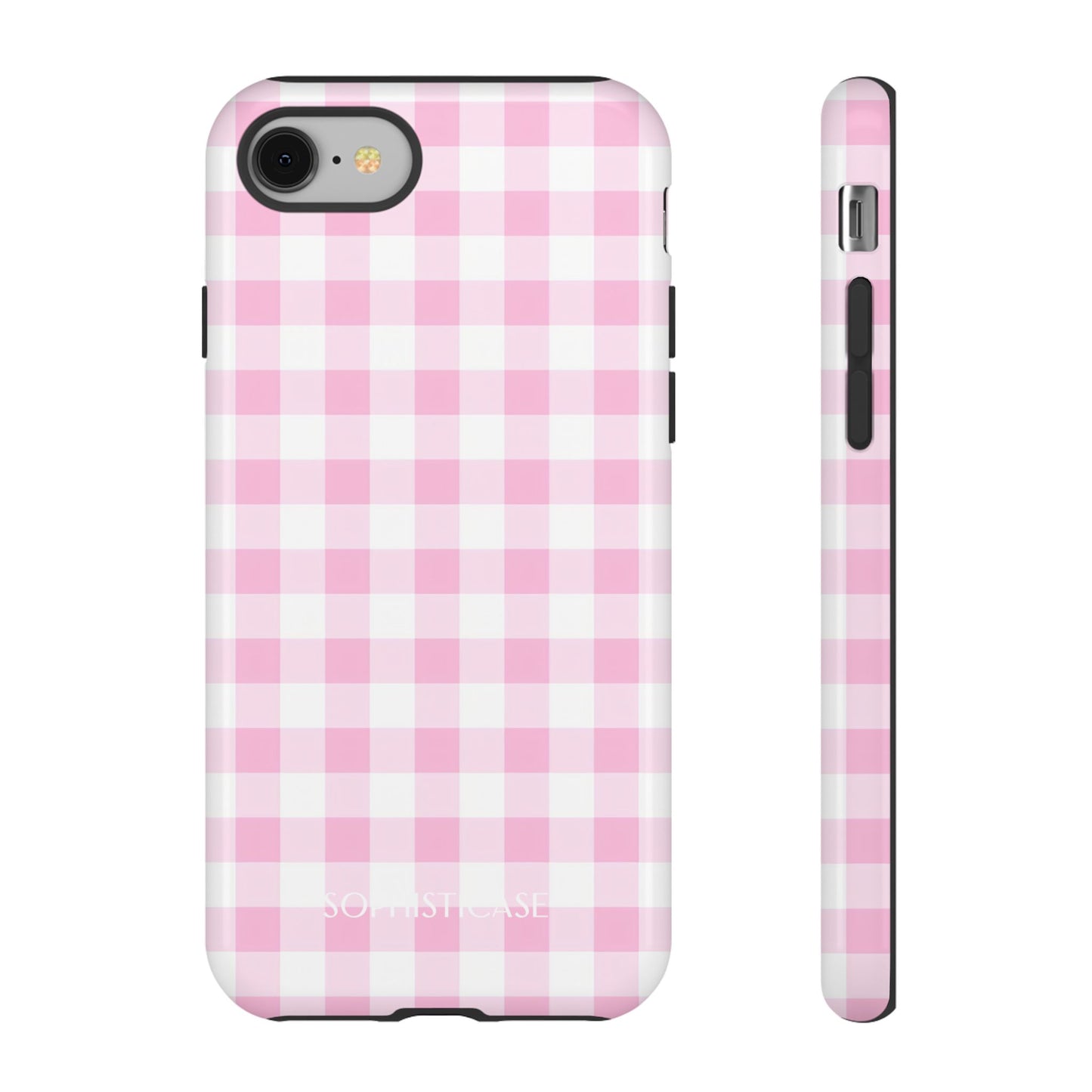 Tough Case - Gingham in Pink