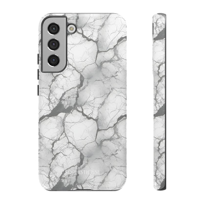 Marble Opulence in Charcoal Grey - Tough Phone Case