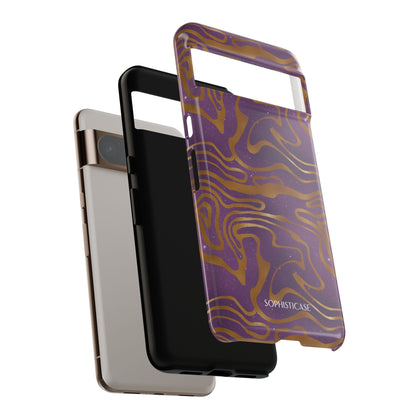 Cosmic Gold in Purple - iPhone Case, Samsung Galaxy Case, Google Pixel Case